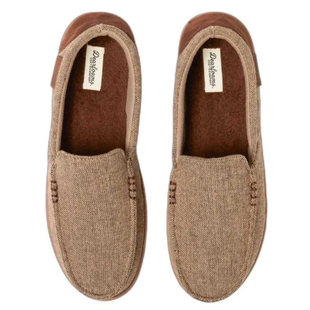 Dearfoams Cozy Comfort Men's XL Casual Slippers Indoor Outdoor SIZE 13-14 NEW